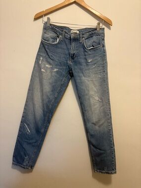 Zara distressed jeans